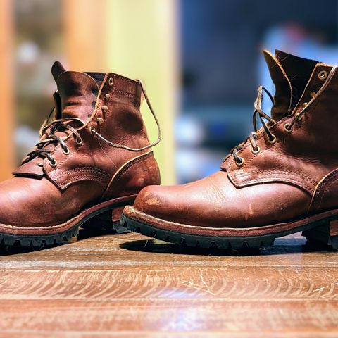 Nicks Urban Logger in Horween Orange Predator