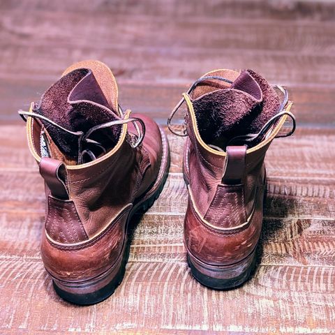 Nicks Urban Logger in Horween Orange Predator