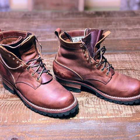 Nicks Urban Logger in Horween Orange Predator