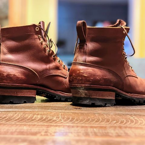 Nicks Urban Logger in Horween Orange Predator