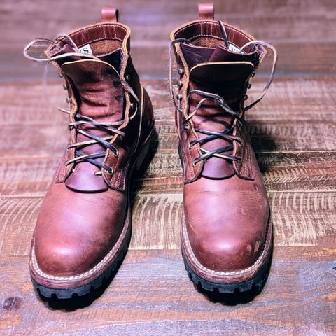 Nicks Urban Logger in Horween Orange Predator