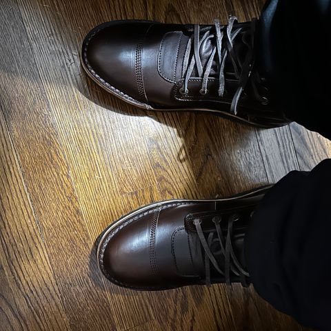 Jim Green African Ranger in Horween Burgundy Chromexcel