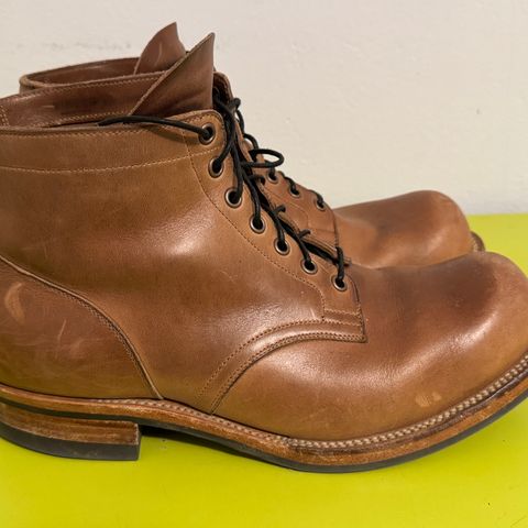Viberg Service Boot in Horween Natural Chromexcel Horsehide