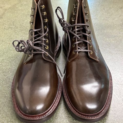 Grant Stone Edward Boot in Horween Maduro Shell Cordovan