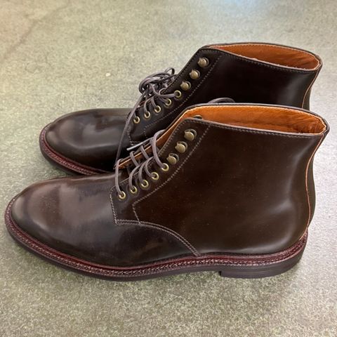 Grant Stone Edward Boot in Horween Maduro Shell Cordovan