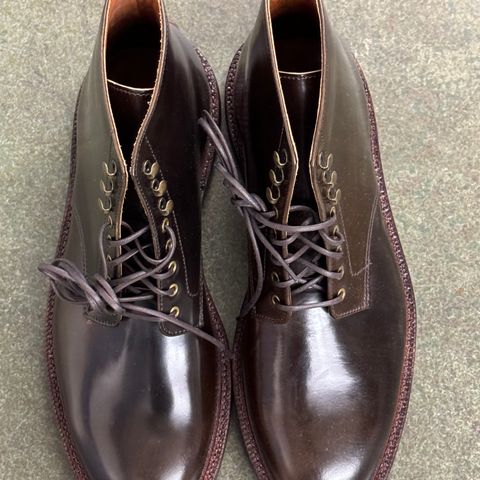 Grant Stone Edward Boot in Horween Maduro Shell Cordovan