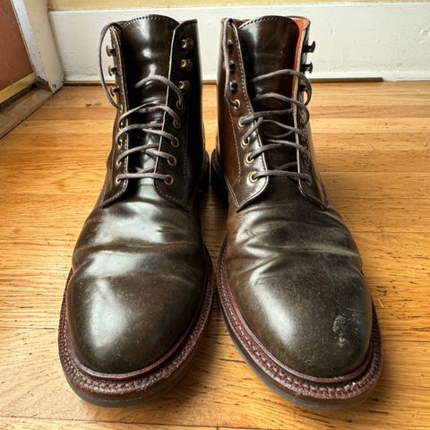 Grant Stone Edward Boot in Horween Maduro Shell Cordovan