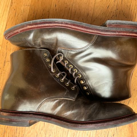 Grant Stone Edward Boot in Horween Maduro Shell Cordovan