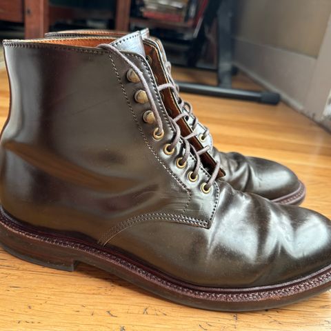 Grant Stone Edward Boot in Horween Maduro Shell Cordovan