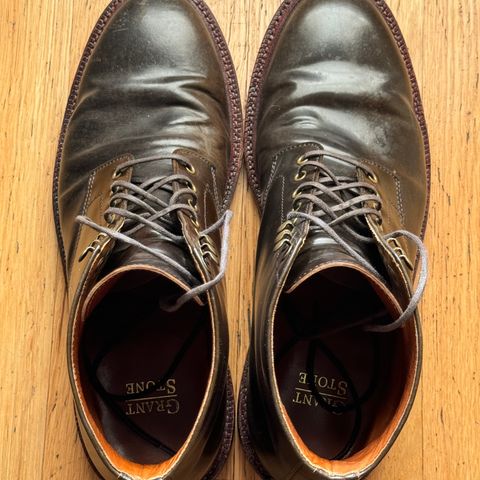 Grant Stone Edward Boot in Horween Maduro Shell Cordovan