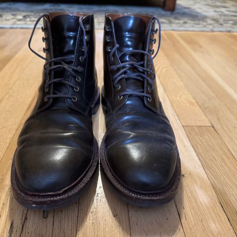 Grant Stone Edward Boot in Horween Maduro Shell Cordovan