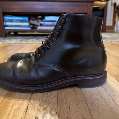 Grant Stone Edward Boot in Horween Maduro Shell Cordovan