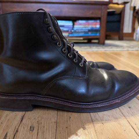 Grant Stone Edward Boot in Horween Maduro Shell Cordovan