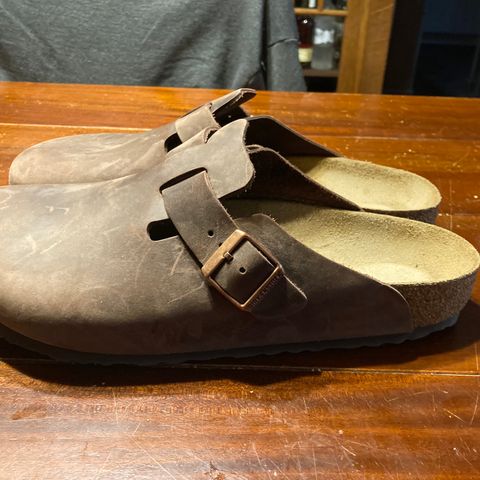Birkenstock Boston in Habana Oiled Leather