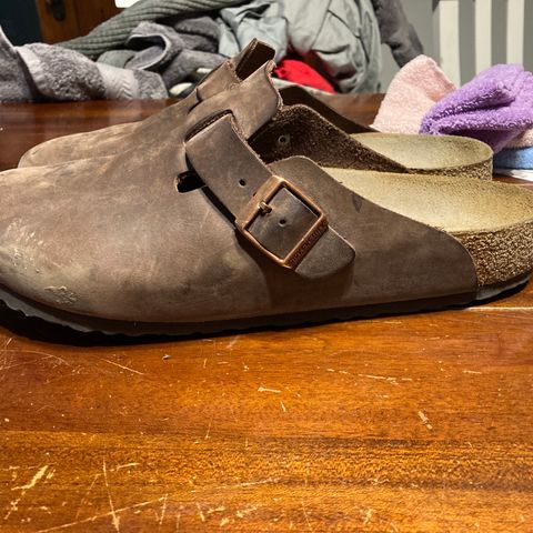 Birkenstock Boston in Habana Oiled Leather