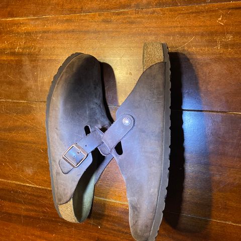 Birkenstock Boston in Habana Oiled Leather