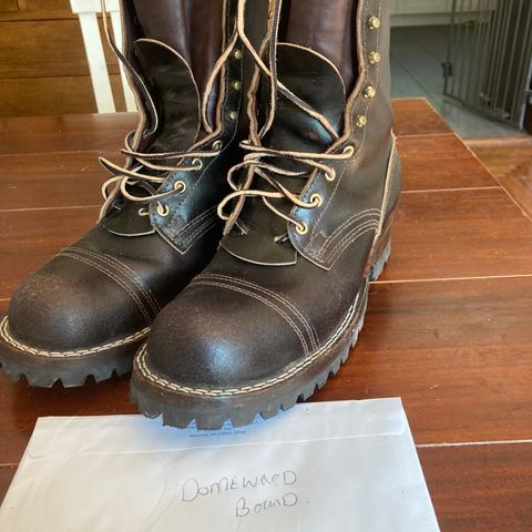 Nicks Urban Logger in Horween Brown Waxed Flesh
