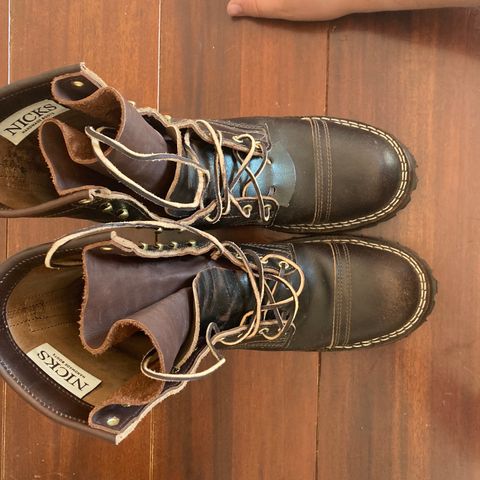 Nicks Urban Logger in Horween Brown Waxed Flesh