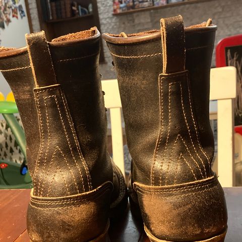 Nicks Urban Logger in Horween Brown Waxed Flesh
