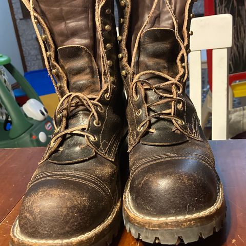 Nicks Urban Logger in Horween Brown Waxed Flesh
