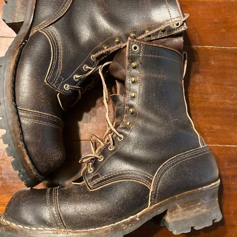 Nicks Urban Logger in Horween Brown Waxed Flesh