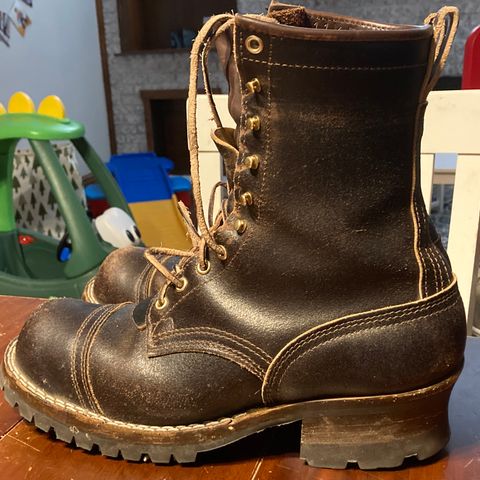 Nicks Urban Logger in Horween Brown Waxed Flesh