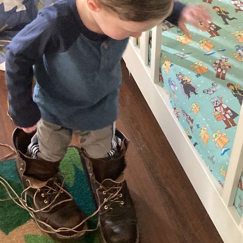 Nicks Urban Logger in Horween Brown Waxed Flesh