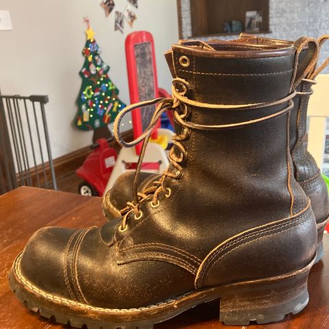 Nicks Urban Logger in Horween Brown Waxed Flesh