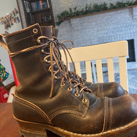 Nicks Urban Logger in Horween Brown Waxed Flesh