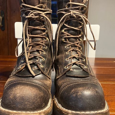 Nicks Urban Logger in Horween Brown Waxed Flesh