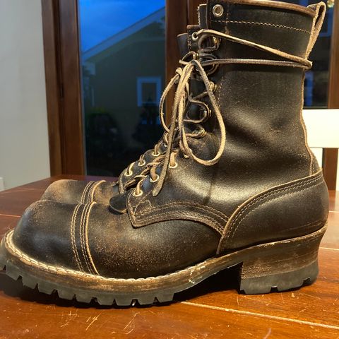 Nicks Urban Logger in Horween Brown Waxed Flesh
