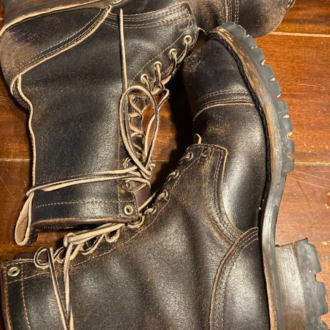 Nicks Urban Logger in Horween Brown Waxed Flesh