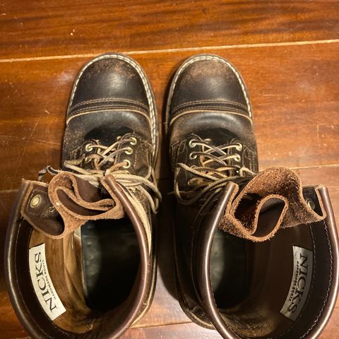 Nicks Urban Logger in Horween Brown Waxed Flesh