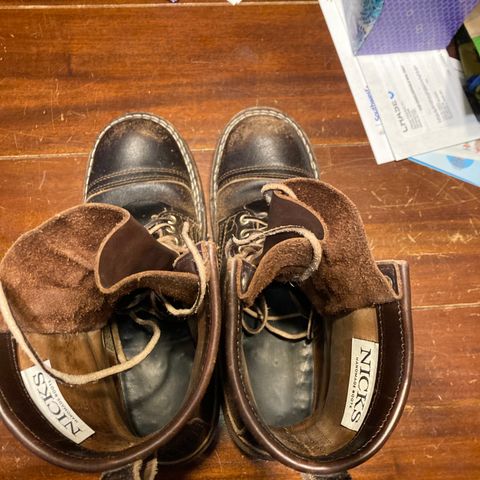 Nicks Urban Logger in Horween Brown Waxed Flesh
