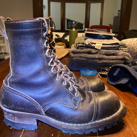 Nicks Urban Logger in Horween Brown Waxed Flesh