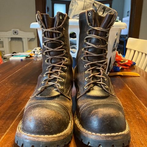 Nicks Urban Logger in Horween Brown Waxed Flesh