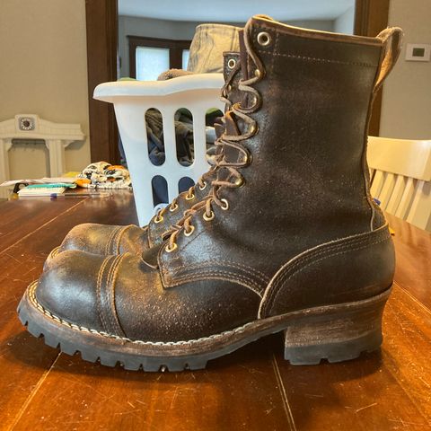 Nicks Urban Logger in Horween Brown Waxed Flesh