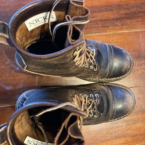 Nicks Urban Logger in Horween Brown Waxed Flesh