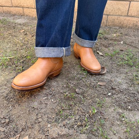 Unsung U 22-2 Engineer Boot in Maryam Natural Rovesico Sego Horsebutt