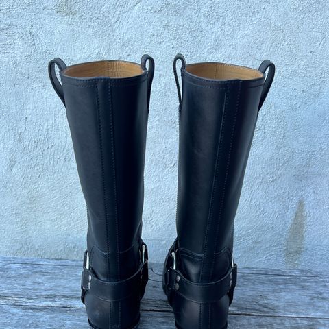 Gucci Harness Boots in Black Calf