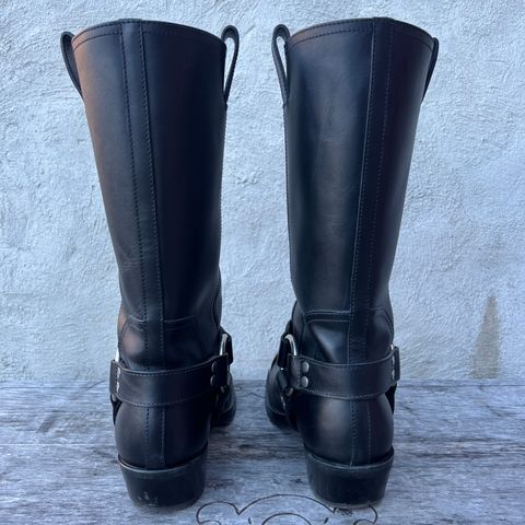 Gucci Harness Boots in Black Calf