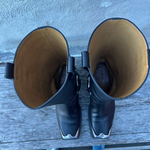 Gucci Harness Boots in Black Calf