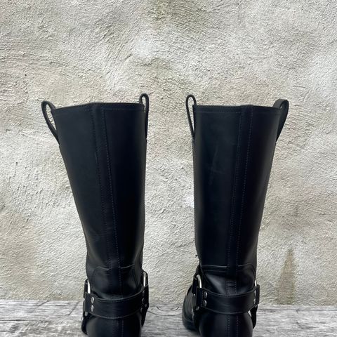 Gucci Harness Boots in Black Calf