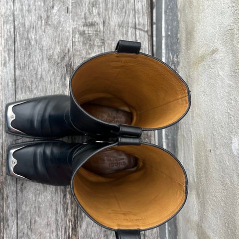 Gucci Harness Boots in Black Calf