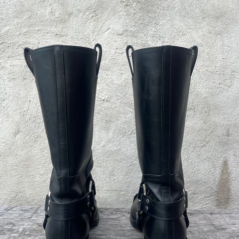 Gucci Harness Boots in Black Calf