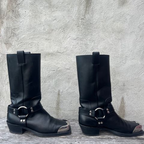 Gucci Harness Boots in Black Calf