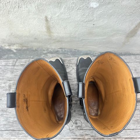 Gucci Harness Boots in Black Calf