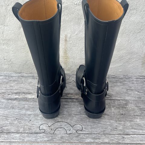 Gucci Harness Boots in Black Calf