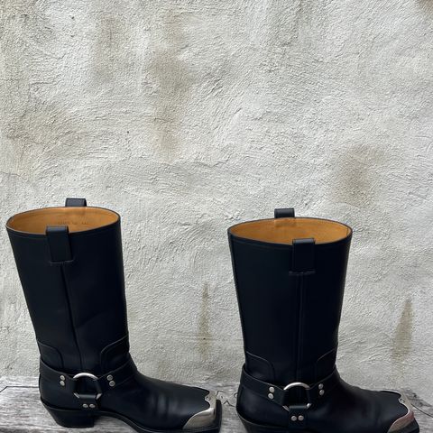 Gucci Harness Boots in Black Calf