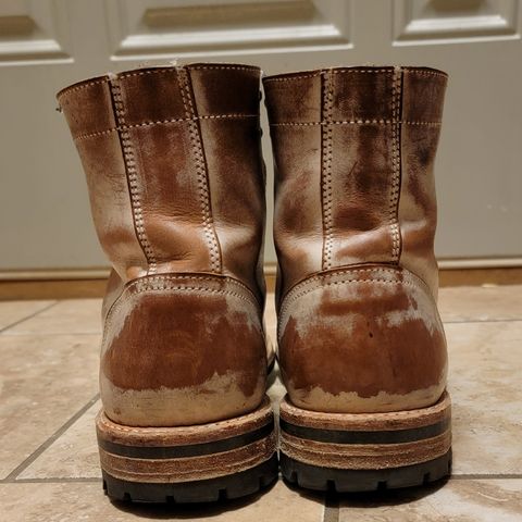 Oak Street Bootmakers Trench Boot in Volpi Whitewash Overdye Abetone